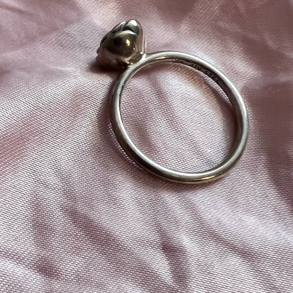 PANDORA - ROSE GARDEN PINK ENAMEL RING - Picture 2 of 3